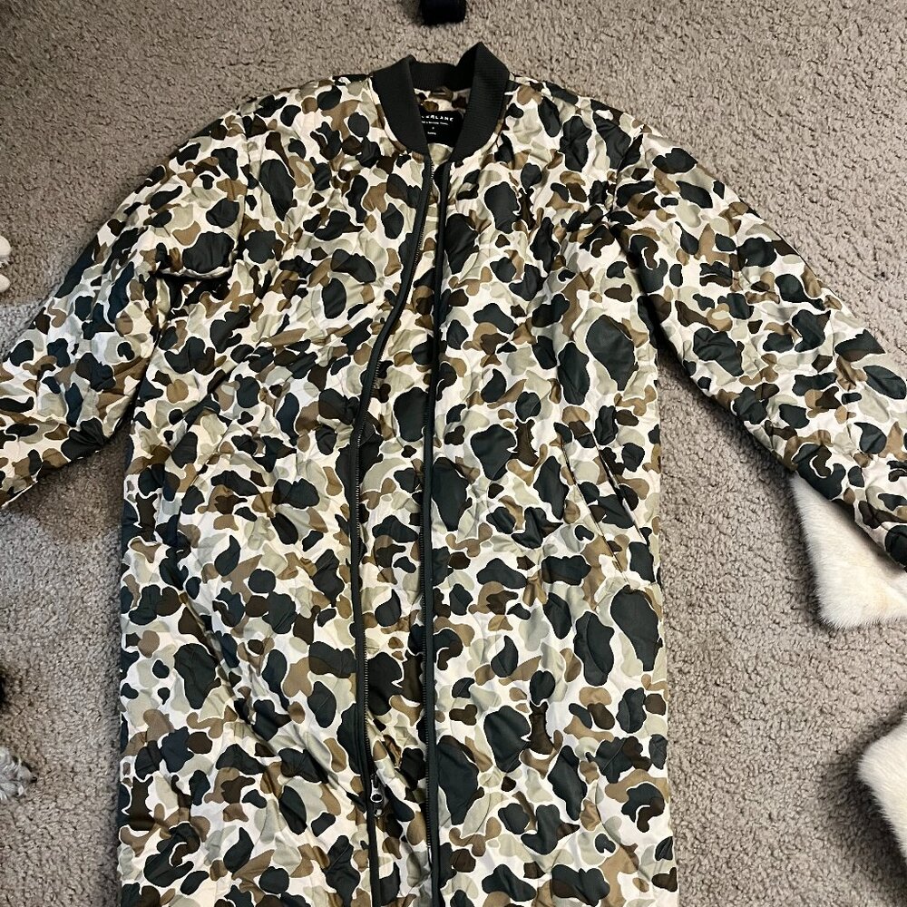 Everlane Camouflage Puffer Jacket